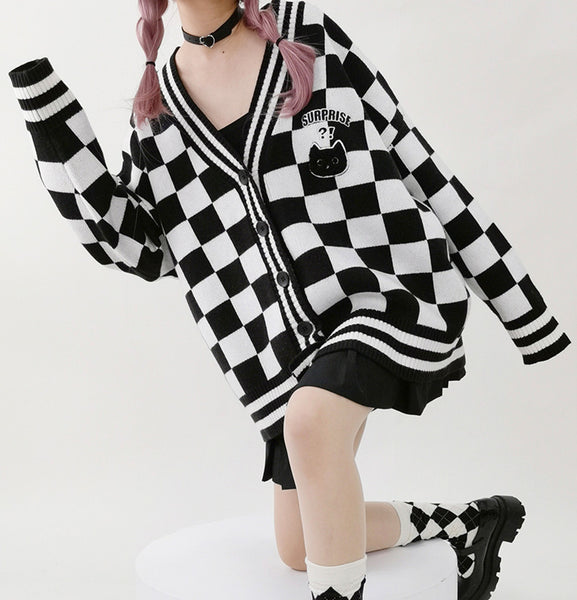 Fashion Cat Sweater Coat PN4653