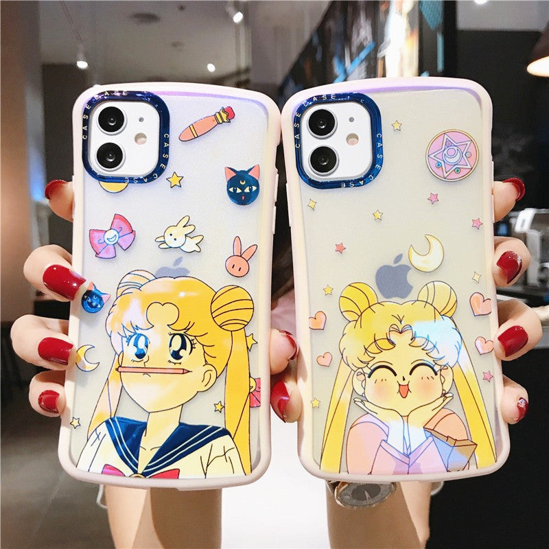 Kawaii Sailormoon Phone Case for iphone 7/7plus/8/8P/X/XS/XR/XS Max/11/11pro/11pro max PN2536