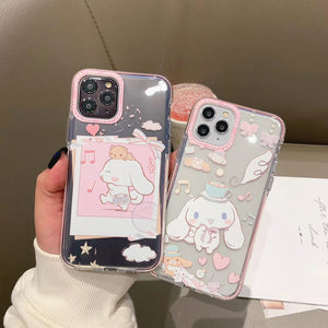 Lovely Cinnamoroll Phone Case for iphone 7/7plus/8/8P/X/XS/XR/XS Max/11/11pro/11pro max PN2195