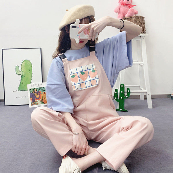 Fashion Strawberry Overalls/Trousers PN3490