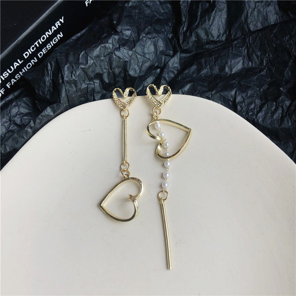 Fashion Heart Pearl Earrings PN1815