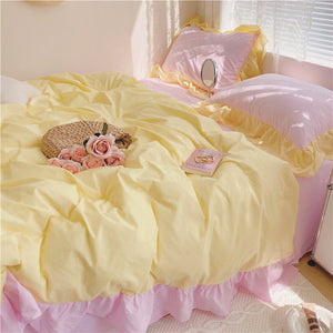 Fashion Yellow Bedding Set PN4258