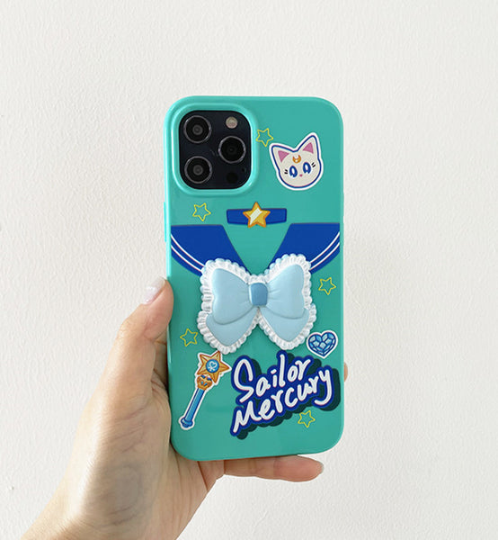 Cute Sailormoon Phone Case for iphone 7/7plus/8/8P/X/XS/XR/XS Max/11/11pro/11pro max/12/12mini/12pro/12pro max PN3893