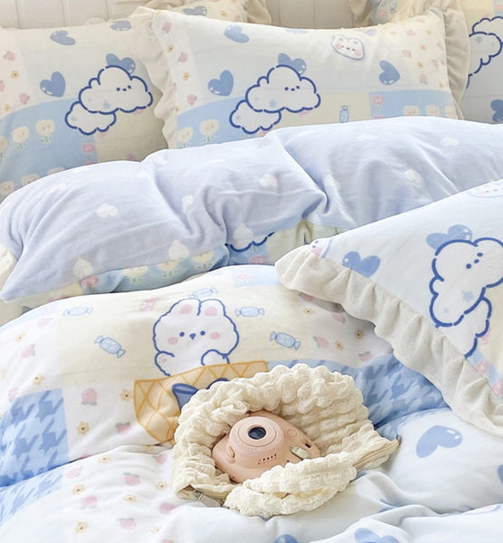 Soft Bunny Clouds Bedding Set PN5707