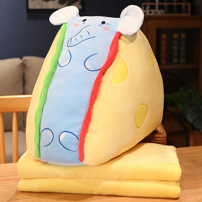 Sweet Cheese Pillow And Blanket PN5587