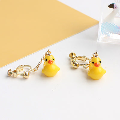Cute Duck Earrings/Clips PN3166