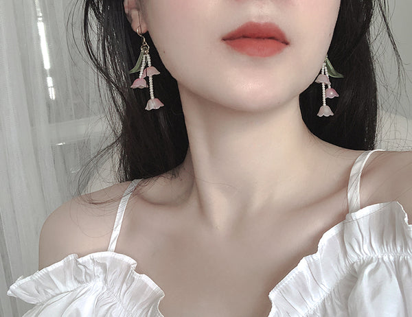 Pretty Flower Earrings/Clips PN4034