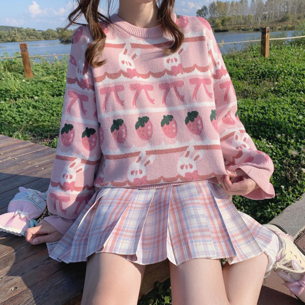 Fashion Strawberry Sweater PN4504