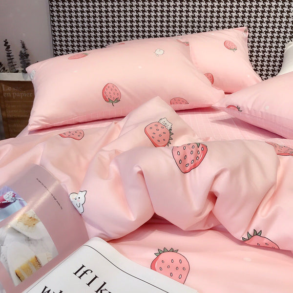 Fashion Strawberry Bedding Set PN3246