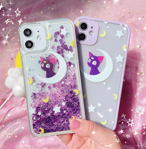 Cartoon Luna Phone Case for iphone 7/7plus/8/8P/X/XS/XR/XS Max/11/11pro/11pro max/12/12mini/12pro/12pro max/13/13pro/13pro max PN4675