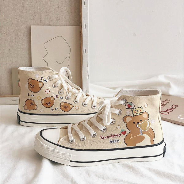 Lovely Bear Canvas Shoes PN4296