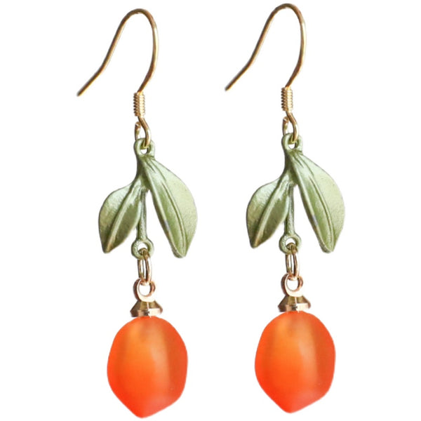 Cute Orange Earrings/Clips PN3802