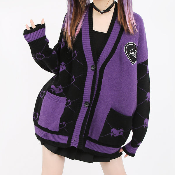 Fashion Heart Sweater Coat PN5595