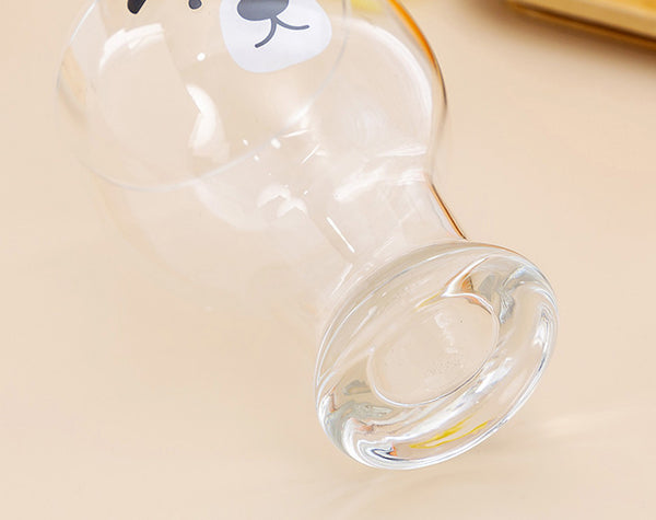 Cute Bear Glass Bottle PN4976
