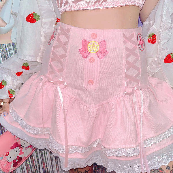Pink Sailormoon Girls Skirt PN5443