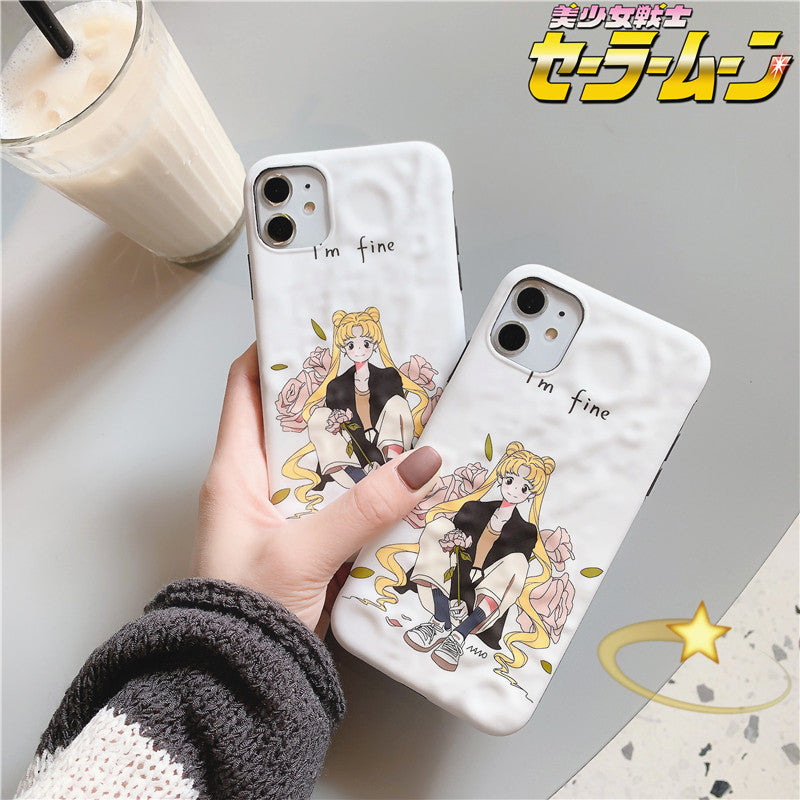 Sailormoon Girl Phone Case for iphone 7/7plus/8/8plus/X/XS/XS Max/11/11pro/11pro Max PN2136