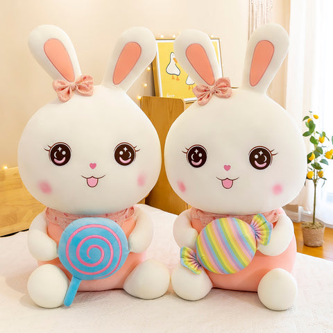 Kawaii Rabbit Candy Hold Pillow PN5733