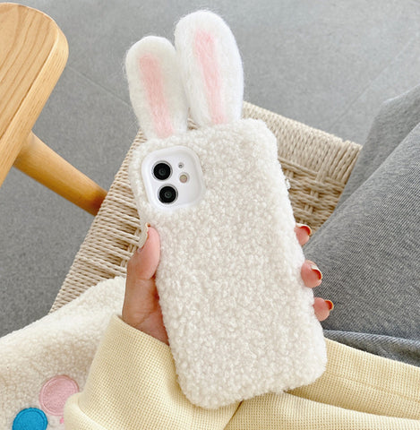 Rabbit Ears Phone Case for iphone 7/7plus/8/8P/X/XS/XR/XS Max/11/11pro/11pro max PN3321