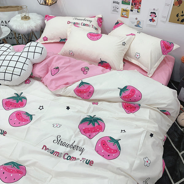 Fashion Strawberry Bedding Set PN2561