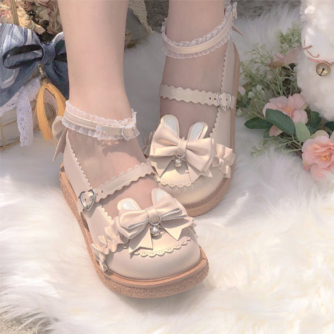 Fashion Lolita Bowtie Shoes PN4177