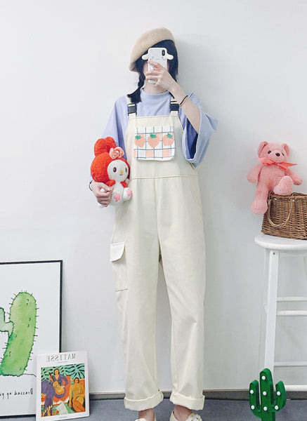 Fashion Strawberry Overalls/Trousers PN3490