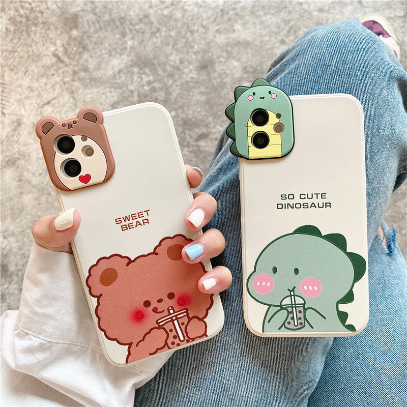 Sweet Bear Phone Case for iphone 7/7plus/SE2/8/8P/X/XS/XR/XS Max/11/11pro/11pro max/12/12pro/12pro max/13/13pro/13pro max PN4735