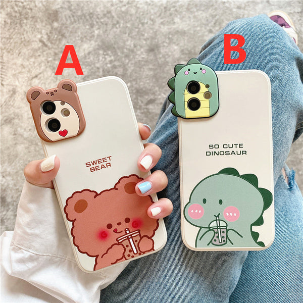 Sweet Bear Phone Case for iphone 7/7plus/SE2/8/8P/X/XS/XR/XS Max/11/11pro/11pro max/12/12pro/12pro max/13/13pro/13pro max PN4735