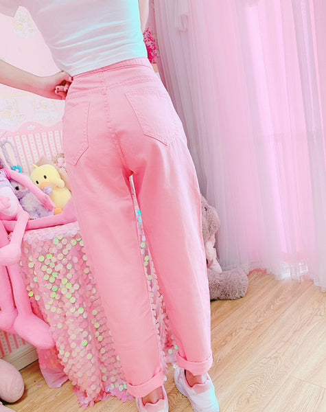 Pink Wings Girls Jeans Pans PN3276