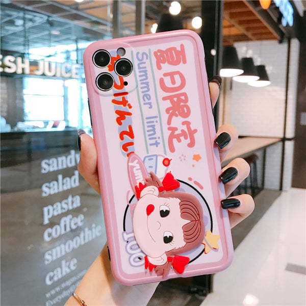 Lovely Milky Phone Case for iphone 7/7plus/8/8P/X/XS/XR/XS Max/11/11pro/11pro max PN2918