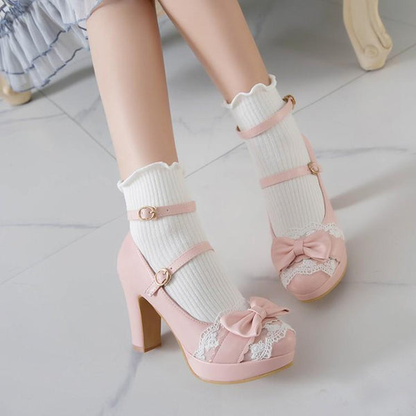 Fashion Lolita High-heeled Shoes PN4028