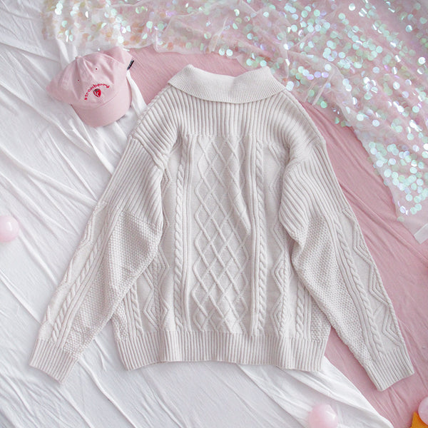Fashion Sweet Sweater Knitted Coat PN2318