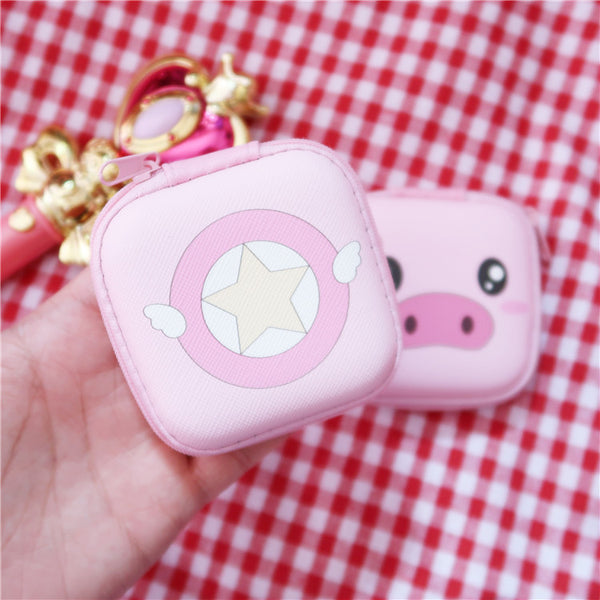 Sakura and Pig headphone Bag PN1098