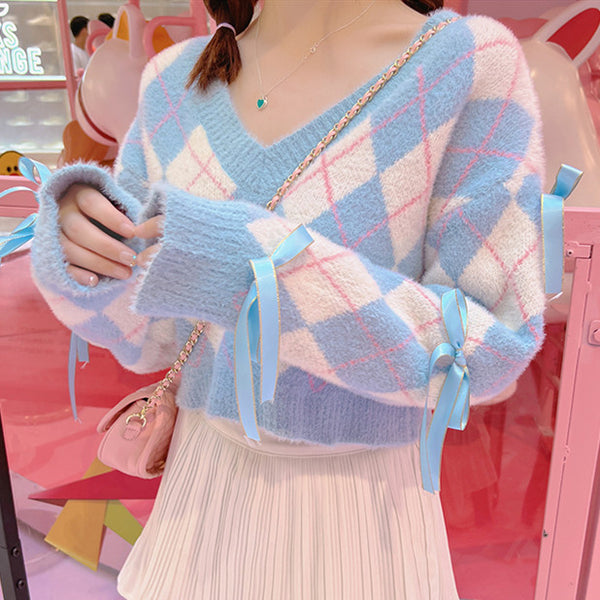 Fashion Blue Girls Sweater PN5268