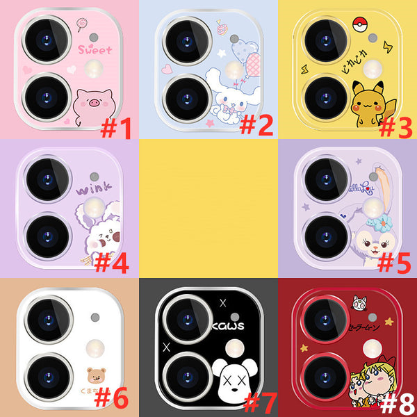 Cartoon Pikachu phone Lens Sticker for Iphone 11/11pro/11pro max PN2453