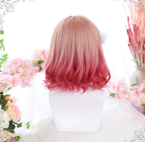 Fashion Lolita Red Pastel Wig PN2655