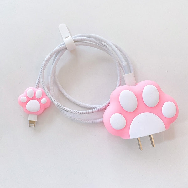 Cute Paw Charger Protector Set PN5051