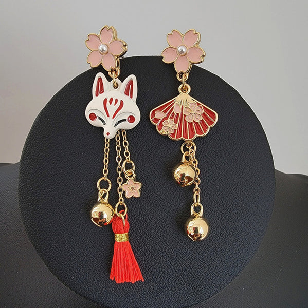 Sakura Fox Earrings/Clips PN5723