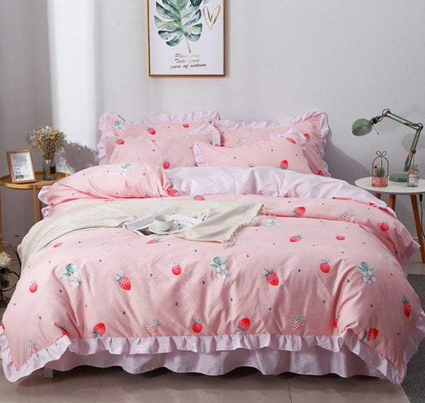 Lovely Strawberry Bedding Set PN3134