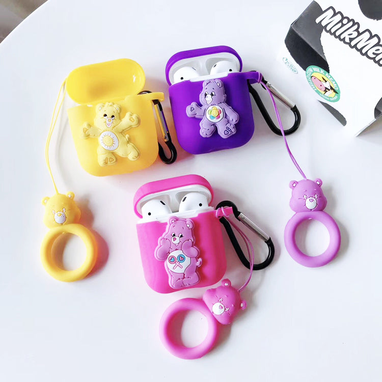 Colorful Bear Airpods Case For Iphone PN1670