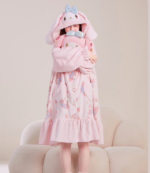 Fashion Melody Winter Pajamas Dress PN5421