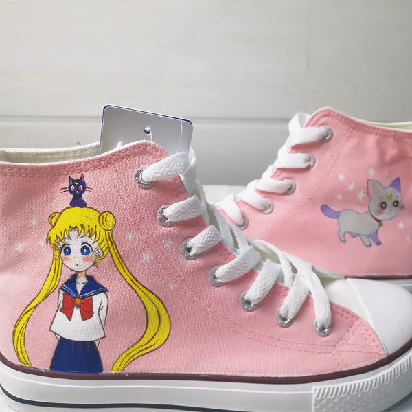 New Style Sailormoon Usagi Canvas Shoes PN1676