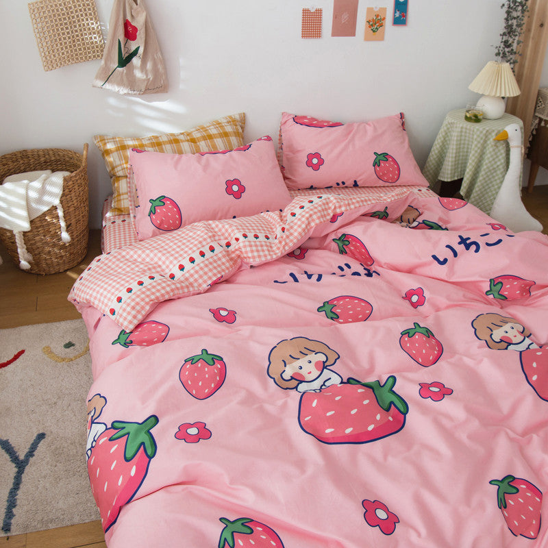 Strawberry Girl Bedding Set PN2861