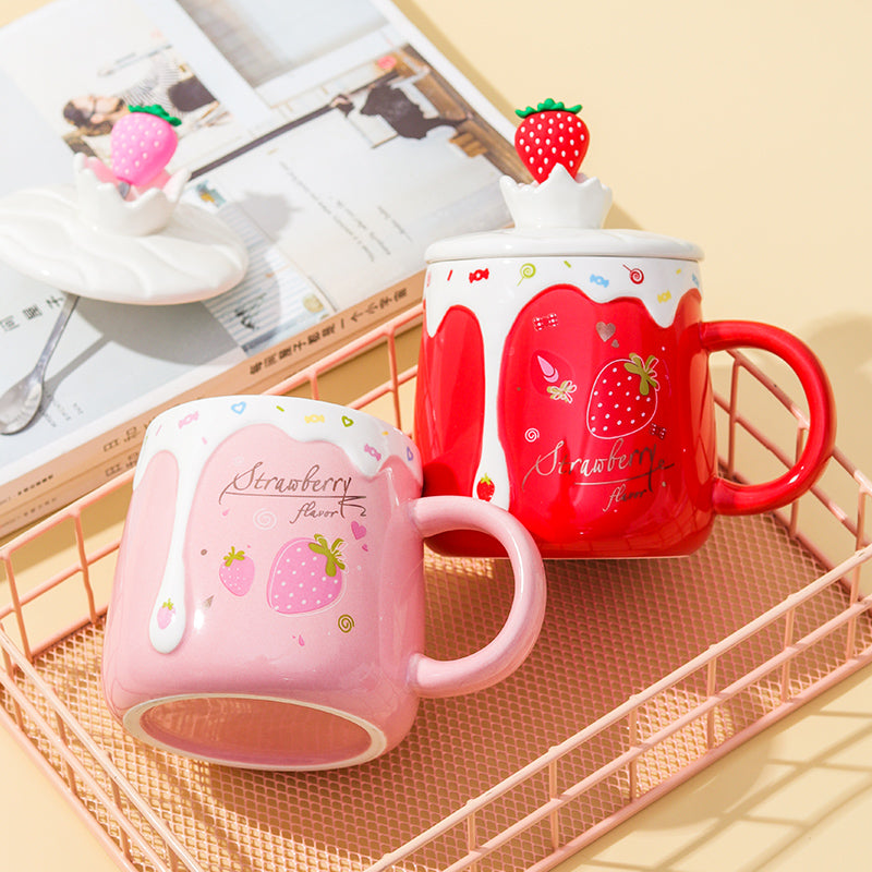 Kawaii Strawberry Mugs PN5434
