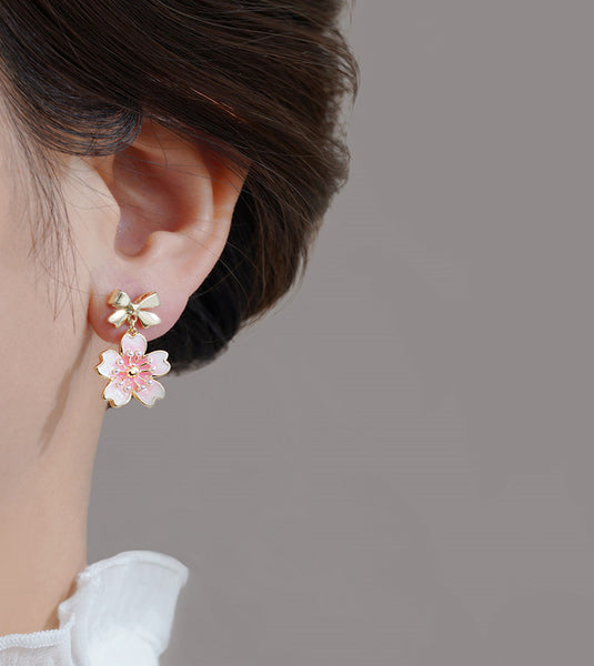 Sakura Cat Earrings PN5156