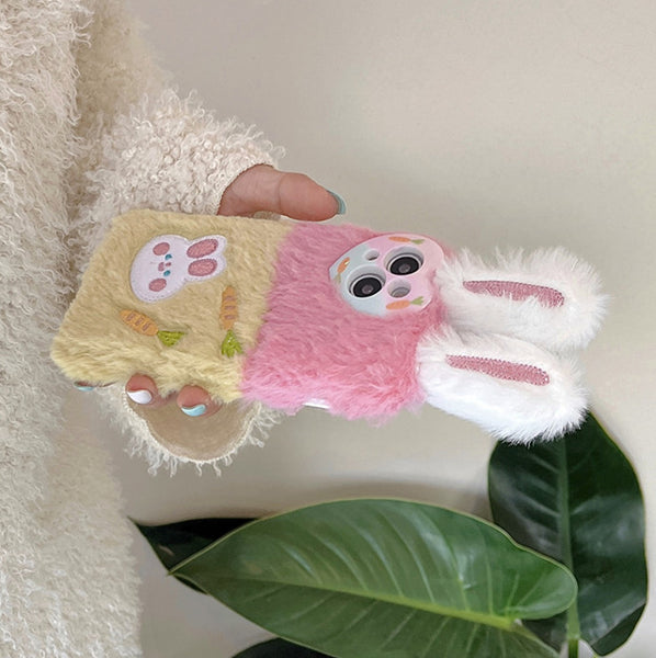 Lovely Rabbit Ears Phone Case for iphone 11/11pro max/12/12pro/12pro max/13/13pro/13pro max/14/14pro/14plus/14pro max PN5394