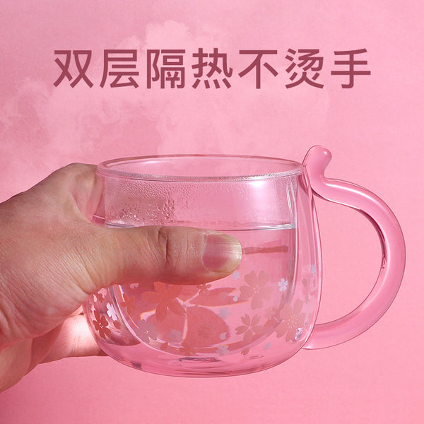 Lovely Cat Glass Water Cup PN4137