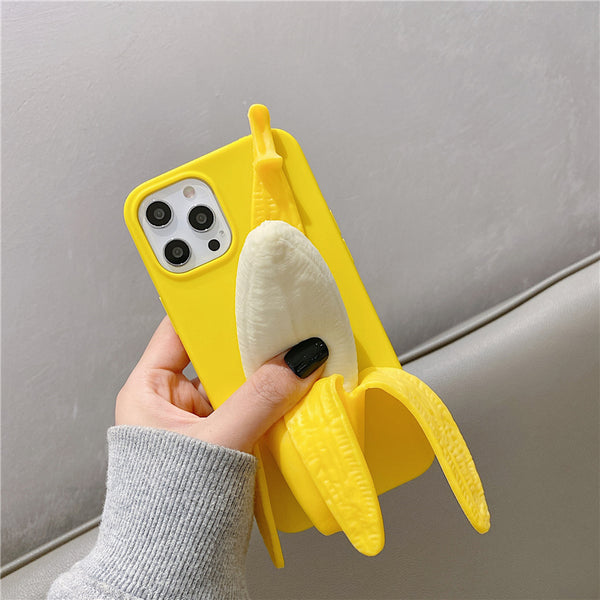Sweet Banana Phone Case for iphone 7/7plus/8/8P/X/XS/XR/XS Max/11/11pro/11pro max/12/12pro/12pro max/12mini PN4260