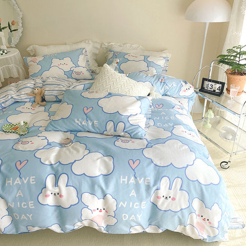 Kawaii Rabbit Bedding Set PN4445