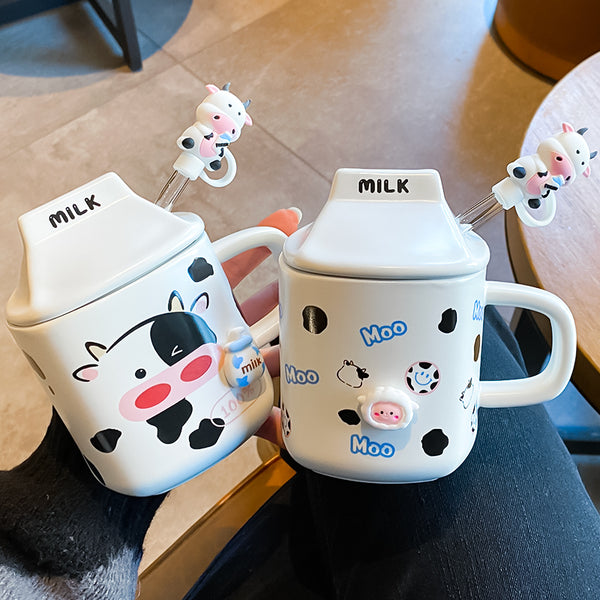 Kawaii Milk Ceramic Mugs PN5701