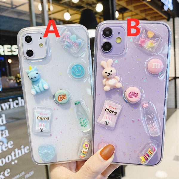 Cute Candy Phone Case for iphone 7/7plus/8/8P/X/XS/XR/XS Max/11/11pro/11pro max PN2489